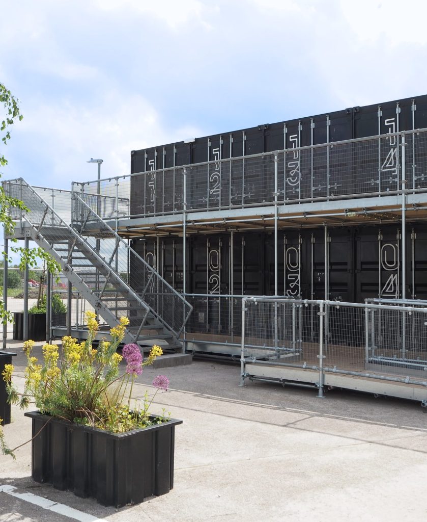 Outside Boxworks at Brabazon