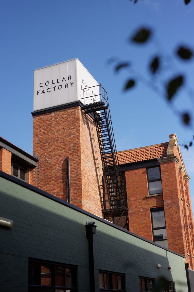 Collar Factory Sign in Taunton