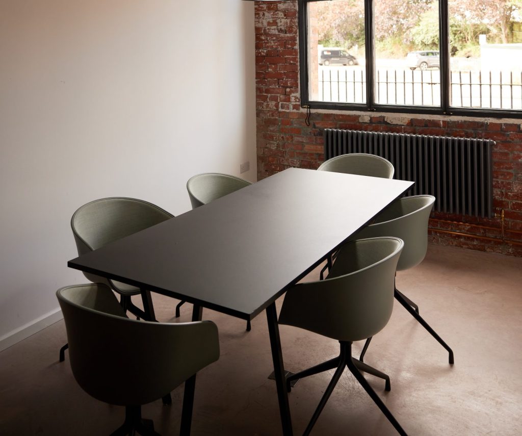 Meeting table with 6 chairs